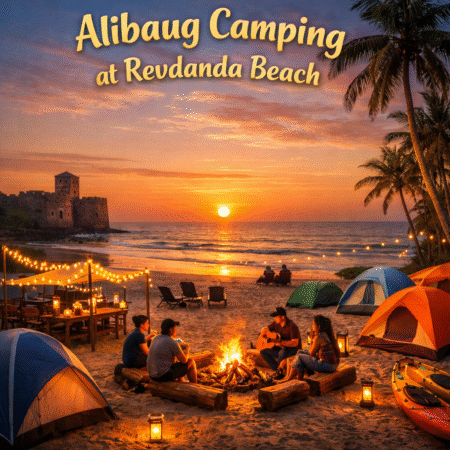 Alibaug Camping at Revdanda Beach